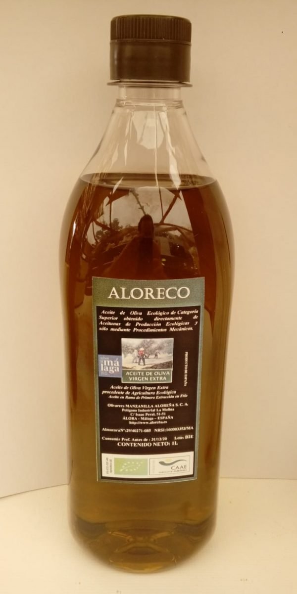 ACEITE - Zumo OLIVA - Ecológico -  Manzanilla Aloreña -1 litro