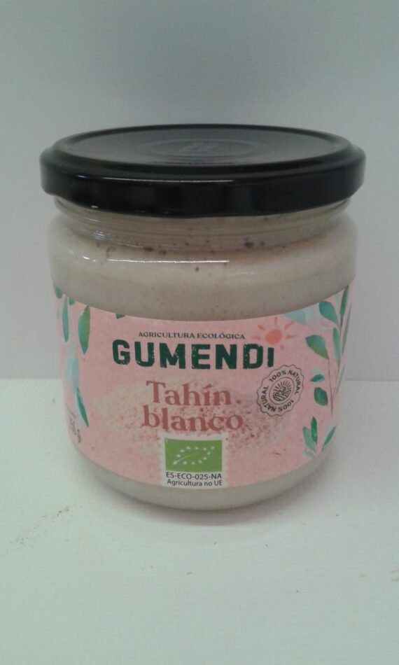 TAHIN BLANCO (crema de Sésamo100 %) 250 gr.