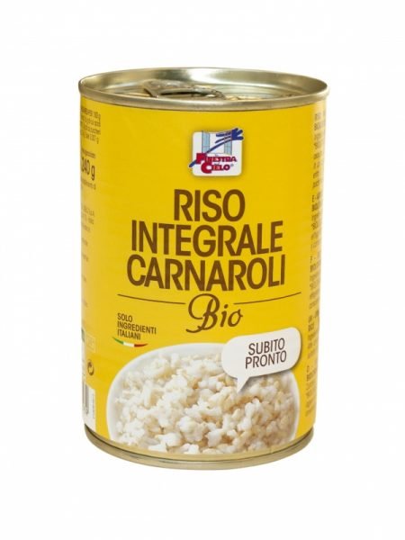 Arroz Integral Carnaroli - lata - 400 gr.