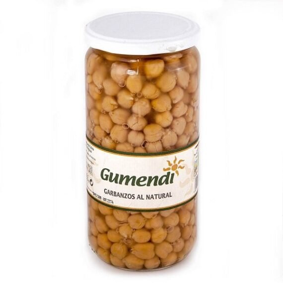 Garbanzo cocido, tarro cristal 720g