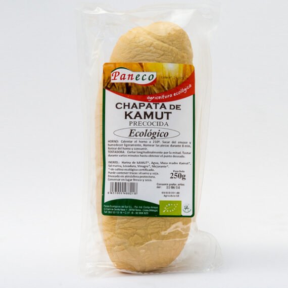 PAN CHAPATA DE KAMUT PACK 2 UNID = 250 GR.       PRECOCIDO .. MUY BUENO !!!