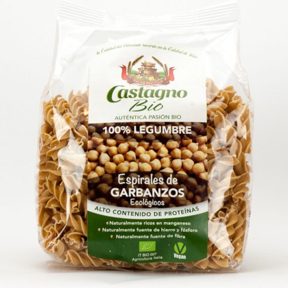 ESPIRALES 100% GARBANZO  500 GR.