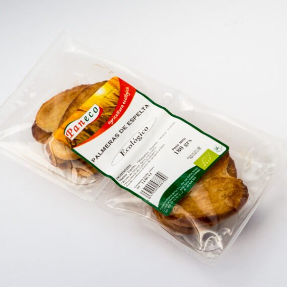 PALMERAS DE ESPELTA 10 UNIDADES 160 GRAMOS . BUENISIMAS !!!!