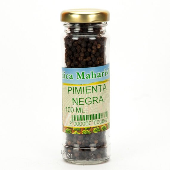 PIMIENTA NEGRA grano - tarrito de cristal 100 ml -