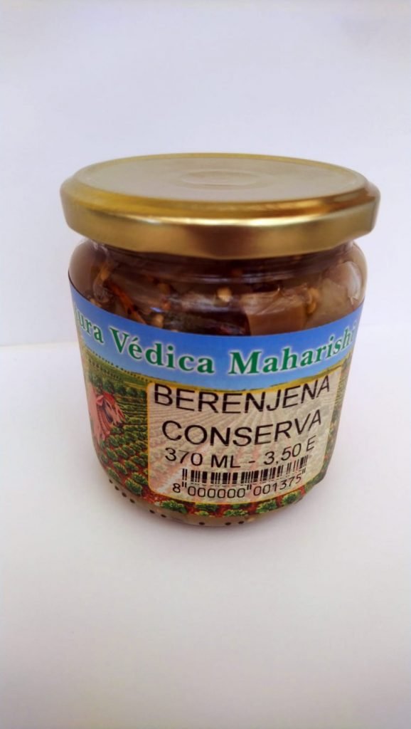 BERENJENA en CONSERVA Estilo Italiano - Bote pequeño