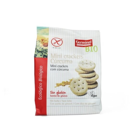 Mini CRACKERS con CÚRCUMA - Sin gluten