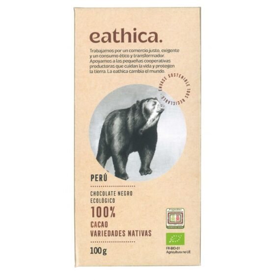 CHOCOLATE NEGRO 100% Perú